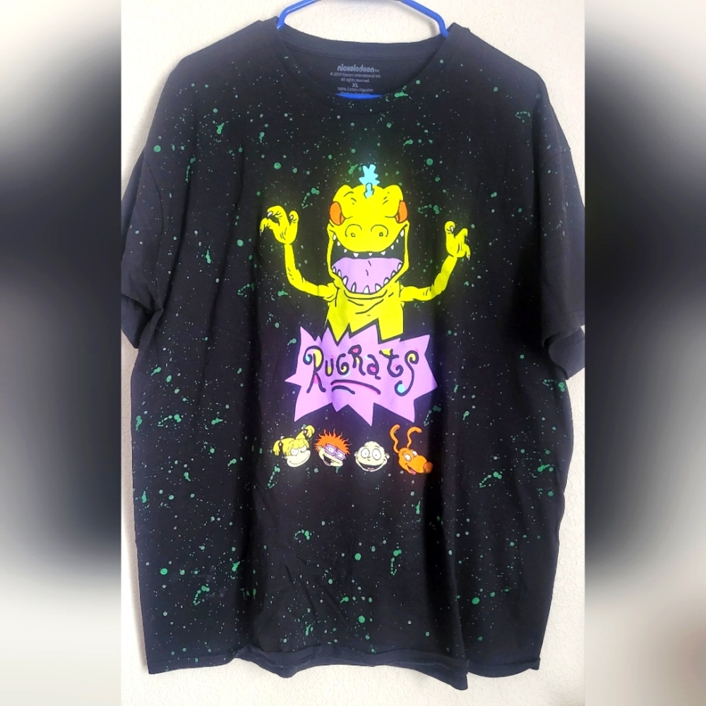 Euc Nickelodeon Collection RUGRATS PRINT  Mens T- shirt  size XL